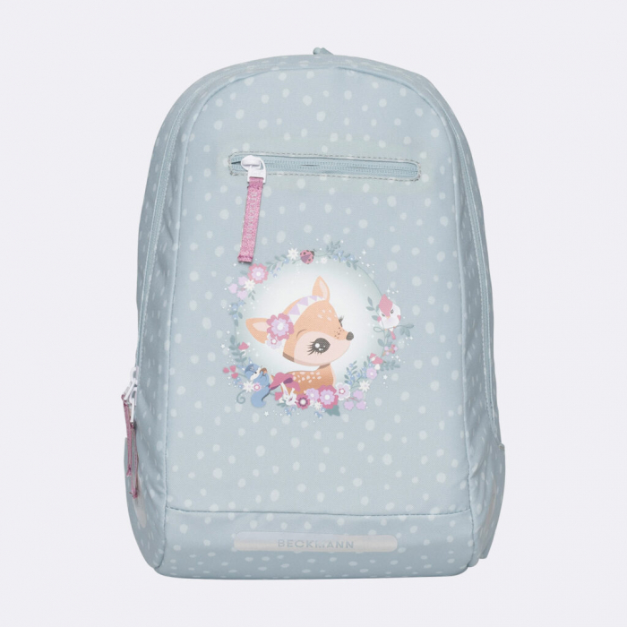 Ghiozdan, rucsac ergonomic, set clasic 6 piese, Forest Deer Dusty Mint [12]