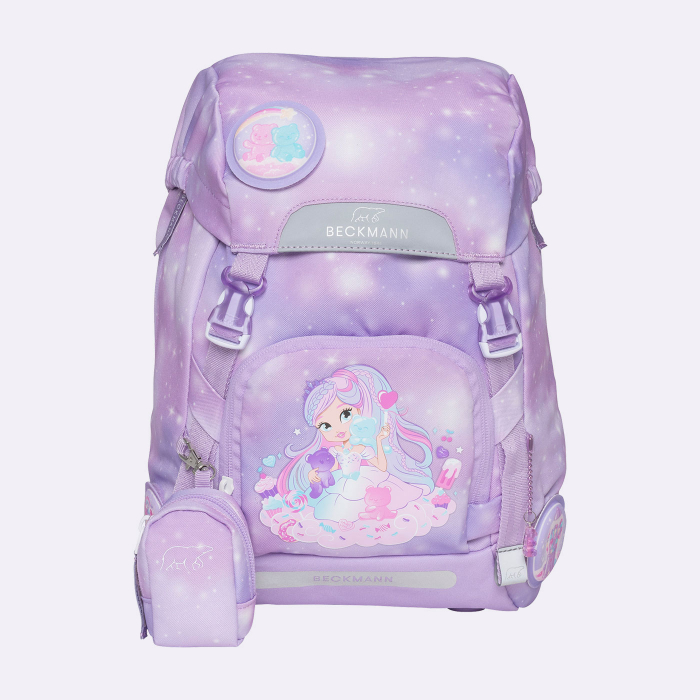 Ghiozdan, rucsac ergonomic, set clasic 7 piese, Candy [2]