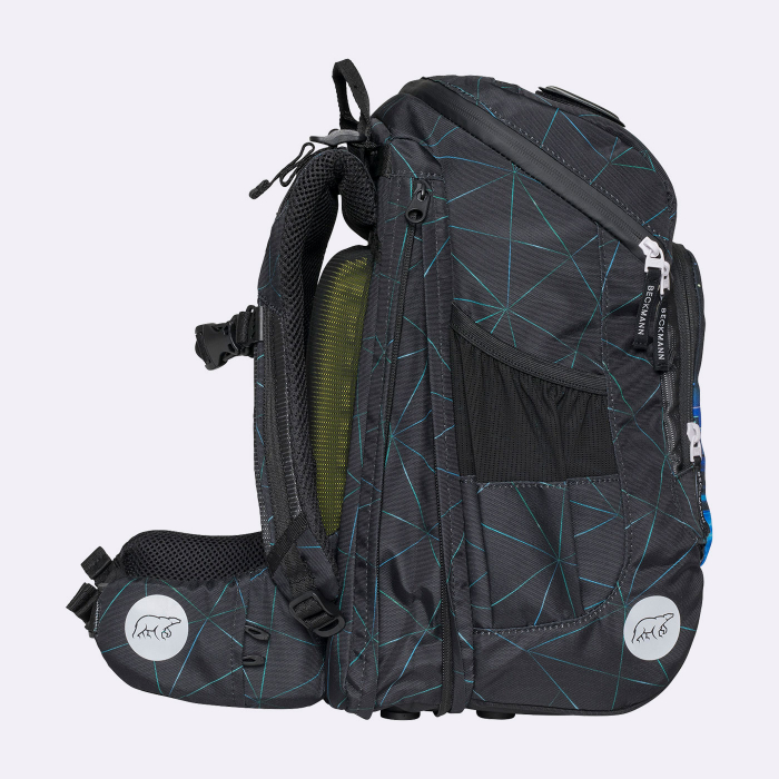 Ghiozdan, rucsac ergonomic cu perna de aer, set Active Air FLX 6 piese, Panther [8]
