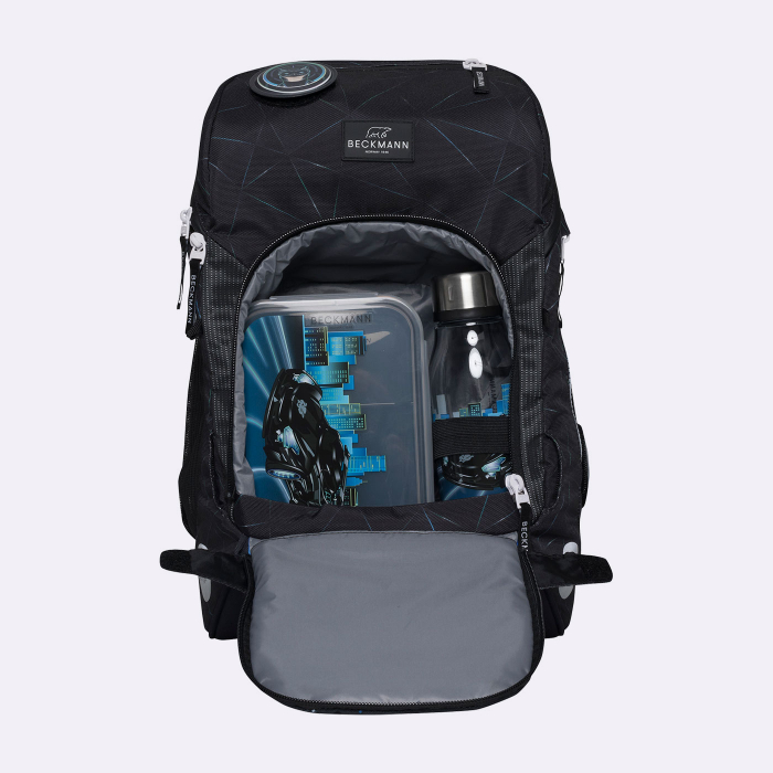 Ghiozdan, rucsac ergonomic cu perna de aer, set Active Air FLX 6 piese, Panther [9]