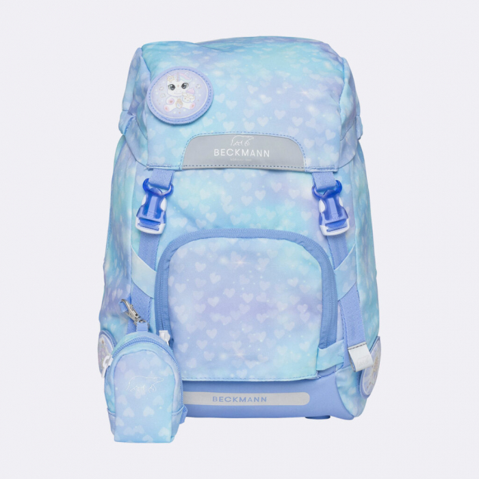 Ghiozdan, rucsac ergonomic, set clasic 7 piese, Unicorn Princess Ice Blue [4]