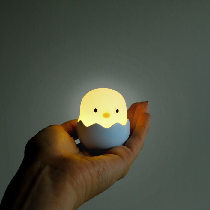 Set de 3 lumini de noapte MegaLight cu LED-uri „BABY EGGY” galben, verde, albastru [5]