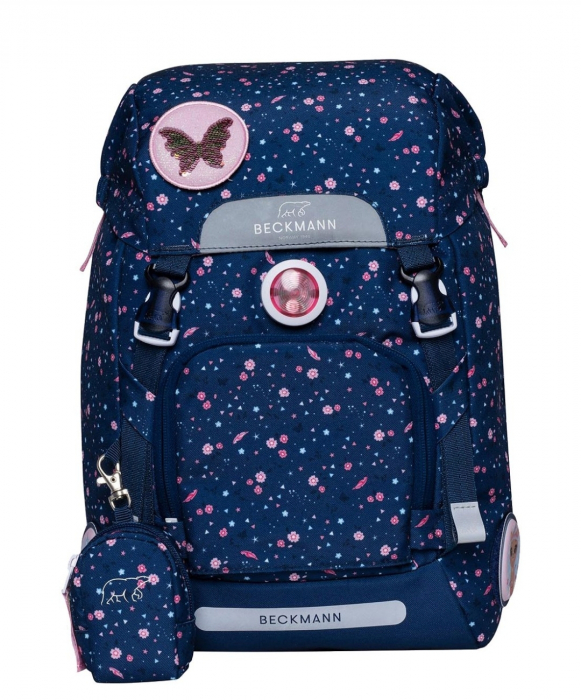 Ghiozdan, rucsac ergonomic, set clasic 7 piese, Forest Deer Blue [7]