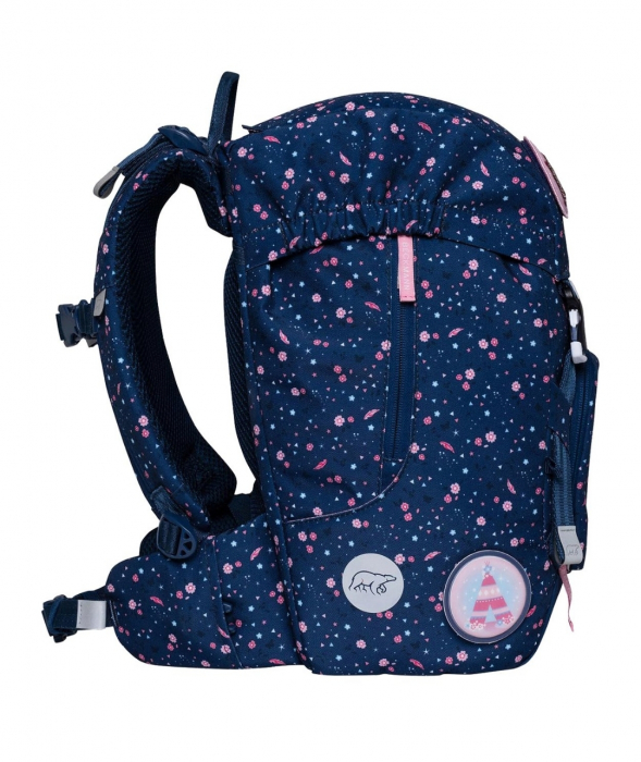 Ghiozdan, rucsac ergonomic, set clasic 7 piese, Forest Deer Blue [4]