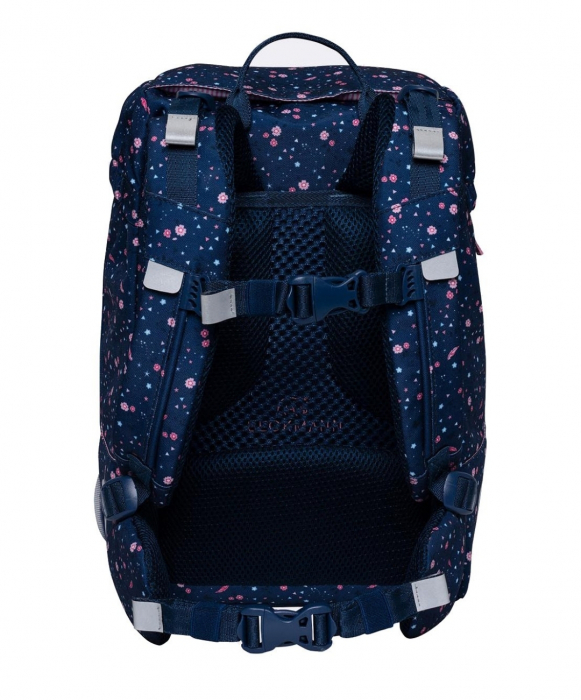 Ghiozdan, rucsac ergonomic, set clasic 7 piese, Forest Deer Blue [3]