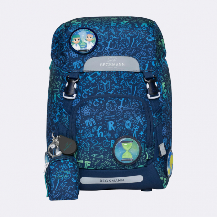 Ghiozdan, rucsac ergonomic, set clasic 7 piese, Science [3]