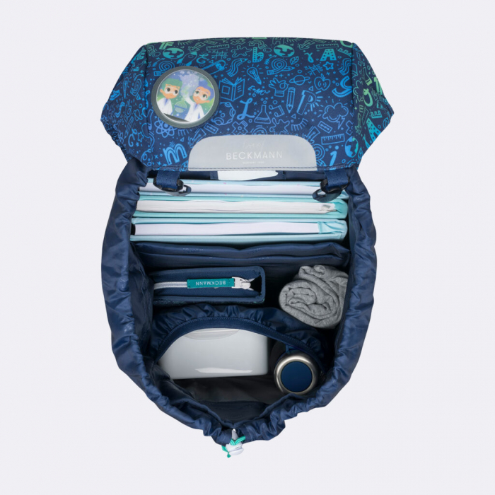 Ghiozdan, rucsac ergonomic, set clasic 7 piese, Science [8]