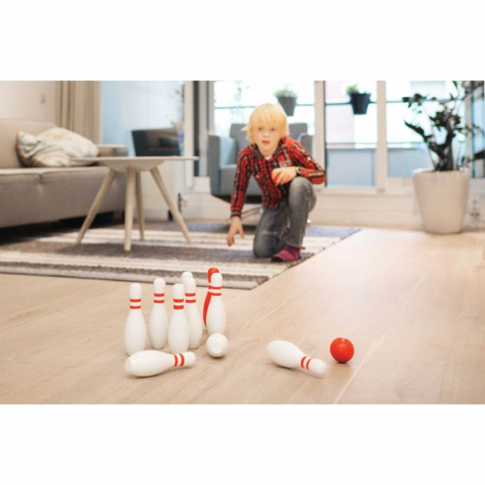 Set de bowling din lemn, BS Toys [4]