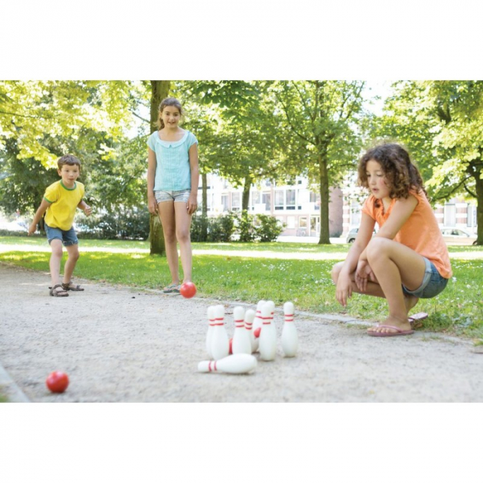 Set de bowling din lemn, BS Toys [5]