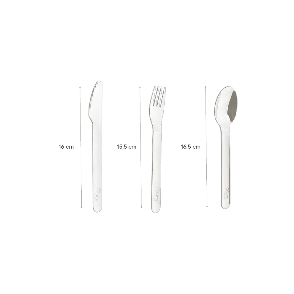 Set de tacâmuri din oțel inoxidabil cu husa de silicon - Spaceship [6]