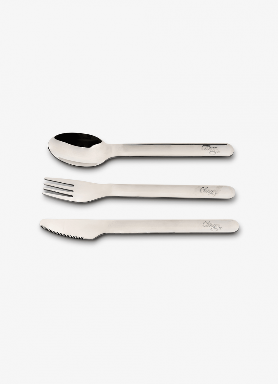 Set de tacâmuri din oțel inoxidabil cu husa de silicon - Spaceship [5]