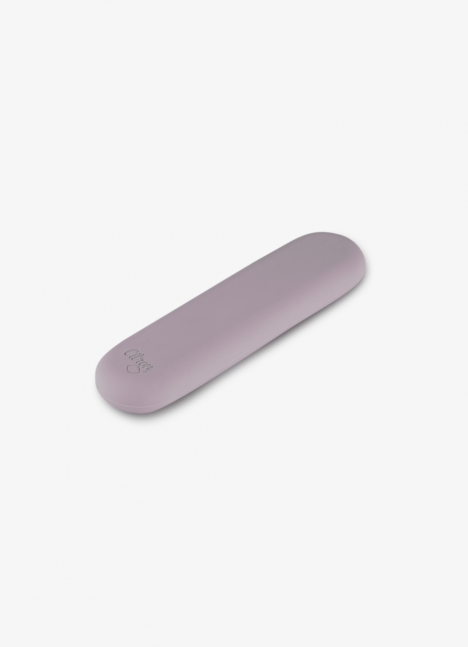 Set de tacâmuri din oțel inoxidabil cu husa de silicon - Violet [4]