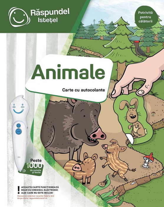 CARTE CU AUTOCOLANTE, ANIMALE [2]
