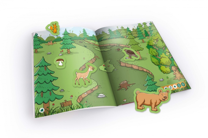 CARTE CU AUTOCOLANTE, ANIMALE [3]