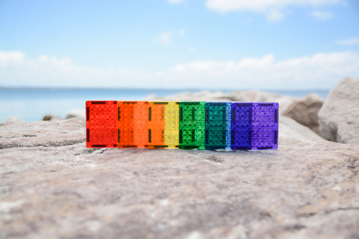Set magnetic Magbrix 24 piese patrate - compatibil cu caramizi de constructie tip Lego [3]