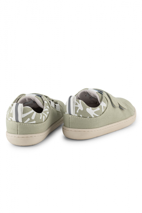 Sneakers barefoot,  SMART WALKER RECYCLED CANVAS, bumbac, Eco Sea Green [4]