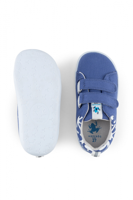Sneakers barefoot,  SMART WALKER RECYCLED CANVAS, bumbac, Eco Violet [4]
