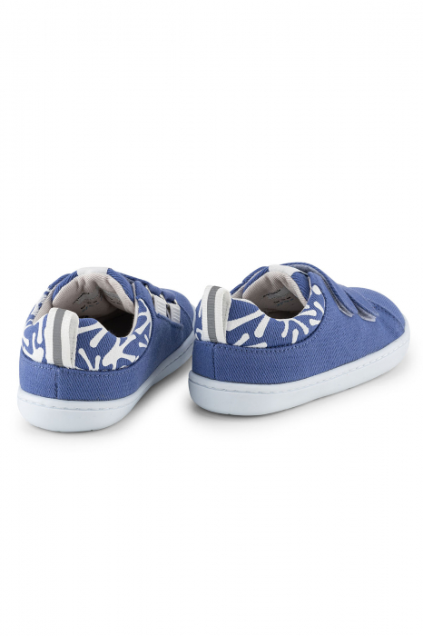 Sneakers barefoot,  SMART WALKER RECYCLED CANVAS, bumbac, Eco Violet [3]