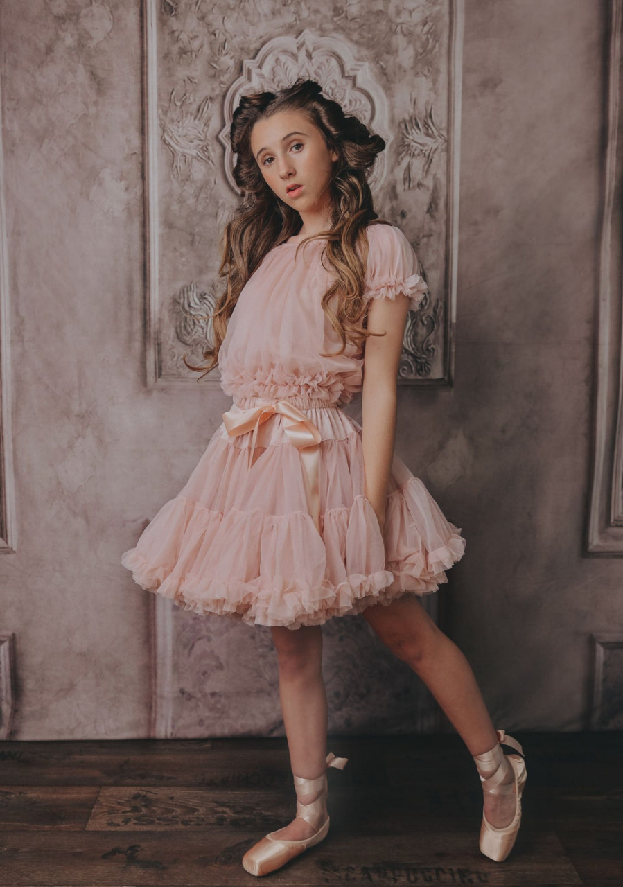 Top frilly, ballet pink [8]