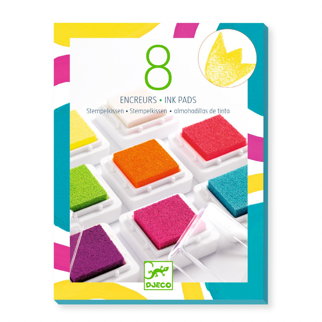 Tusiere colorate pentru stampile, Djeco [1]