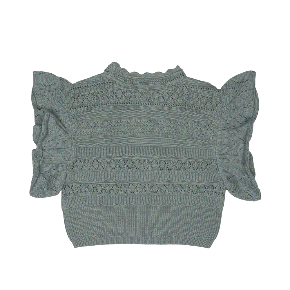 Vesta Mayfair, bumbac organic, culoarea Greyish blue, Baje [6]