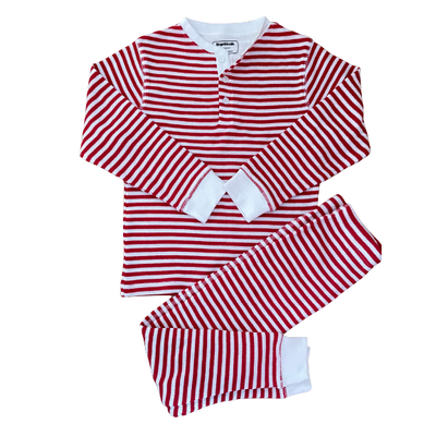 Haine - Set bluza pantalon din bumbac organic gofrat (waffle)