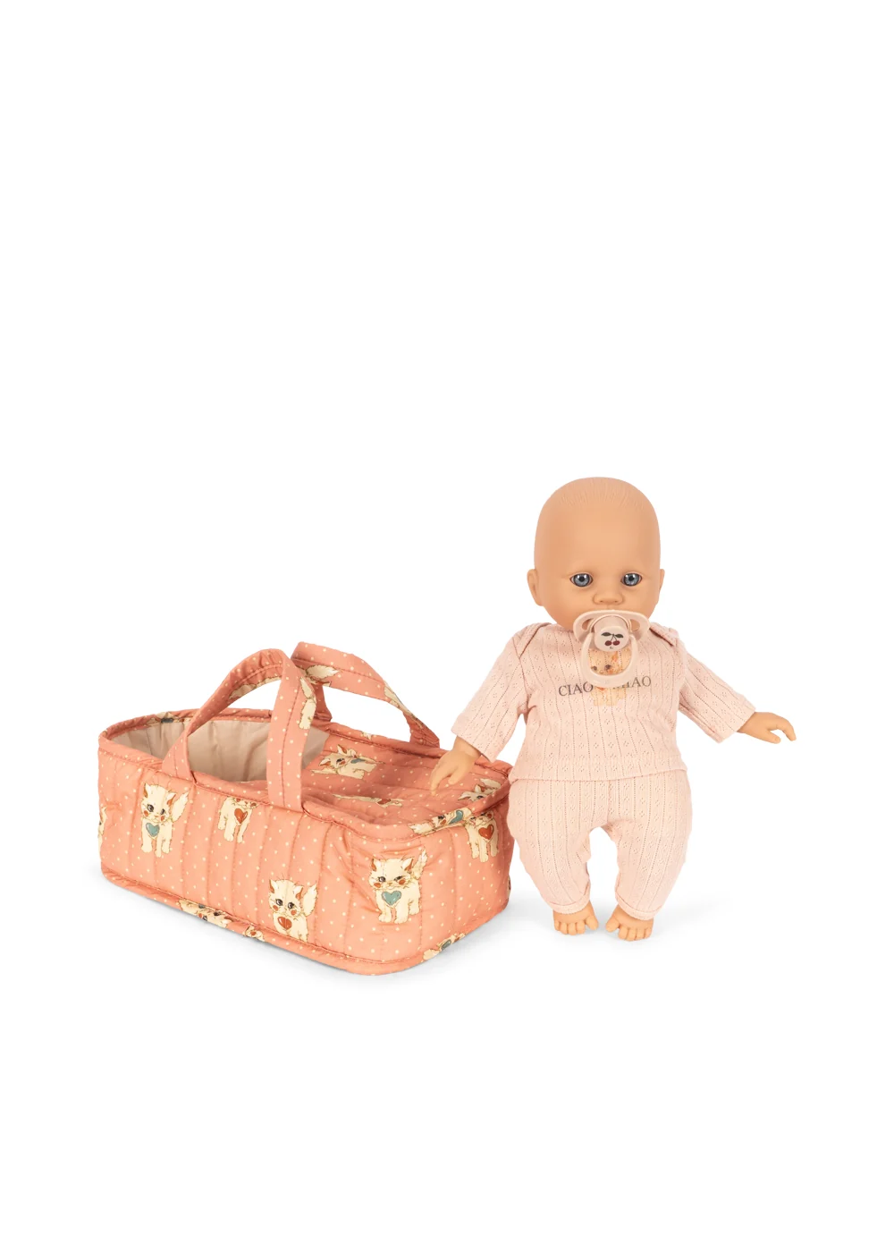Jucarii creative - ACCESORII konges sløjd -  PAPUSA BEBELUS CATTIE in LANDOU  - CIAO MIAO ROSE