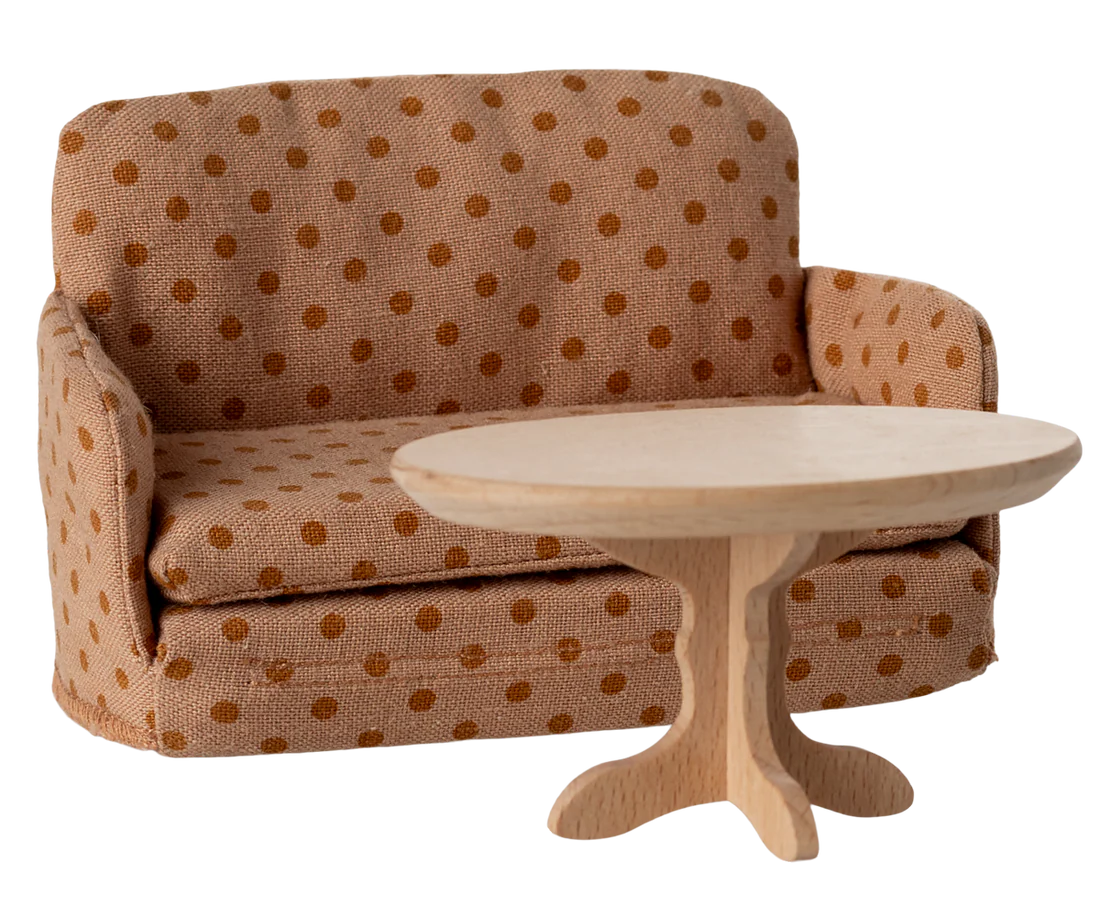 ACCESORII  MAILEG - Canapea extensibilă, Șoarece - Buline [3]