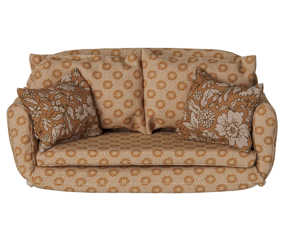 Jucarii creative - ACCESORII MAILEG -  Canapea extensibilă, soarece , Mare - Ocru