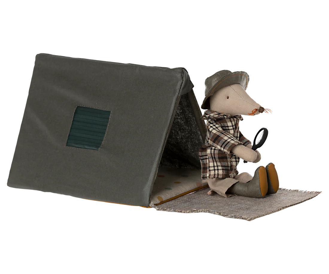 Jucarii de constructie - accesorii maileg - Cort pentru o singură persoană, Șoarece