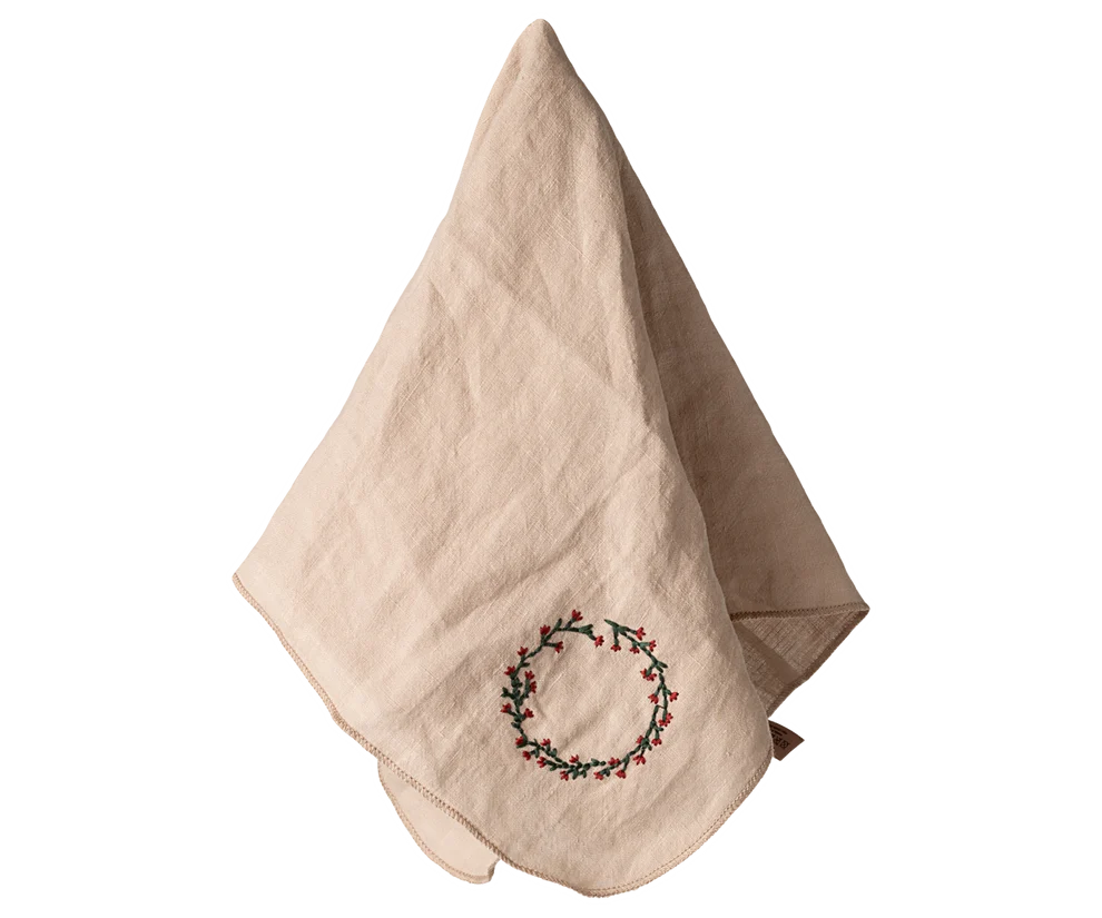 Maileg - accesorii maileg craciun - Șervețel din material textil - Coroană