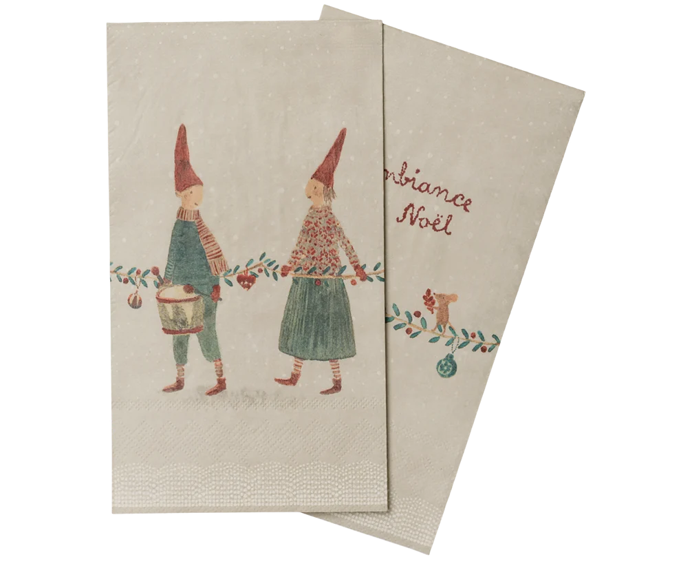 Maileg - accesorii maileg craciun - Șervețel, Mare - Pixy Parade