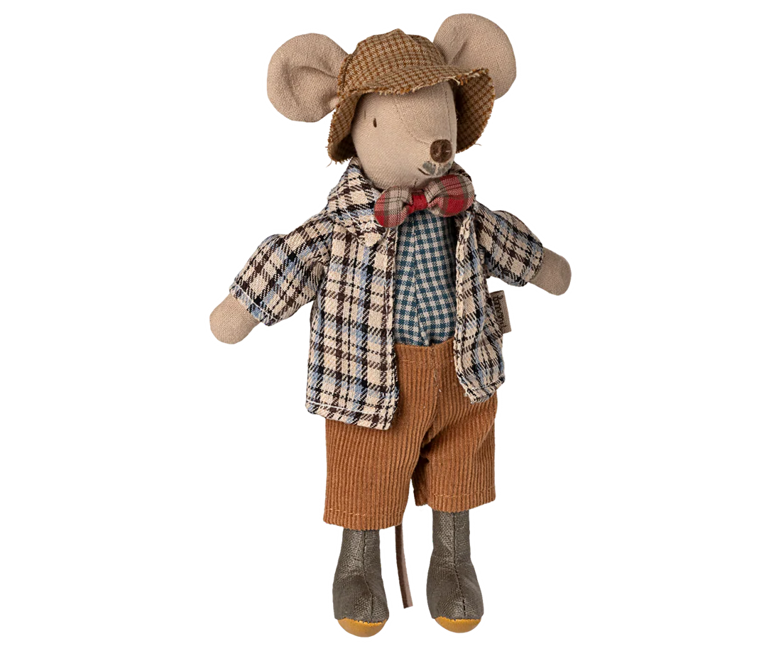 Jucării de rol - accesorii maileg - jucarie textila - Bunicul Șoarece