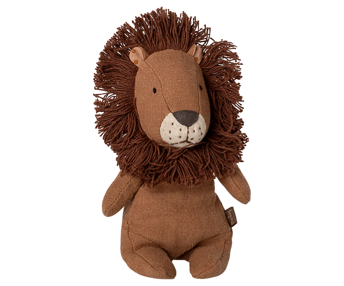 Jucării de rol - accesorii maileg - jucarie textila - Prieteni de safari, Leu, Mini