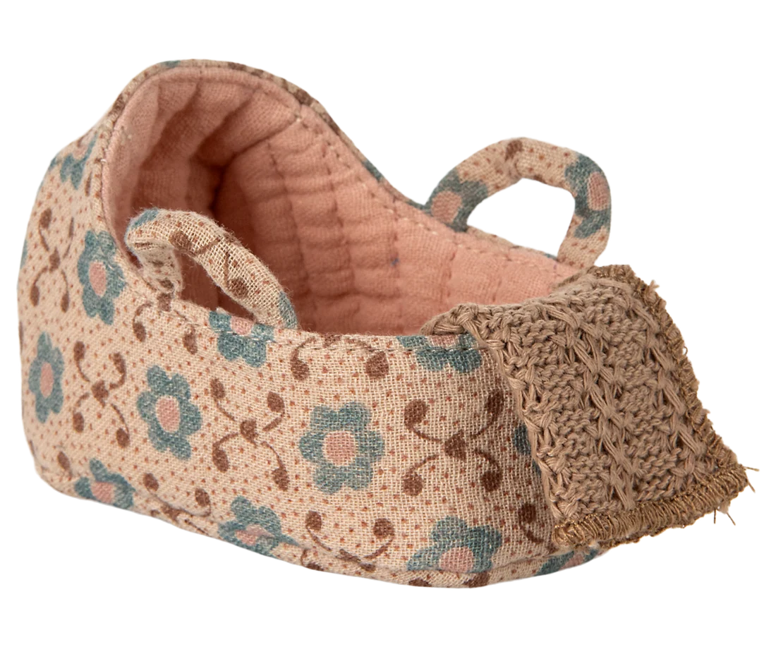 Jucarii creative - ACCESORII MAILEG - Landou, Șoricel de bebeluș - Roz
