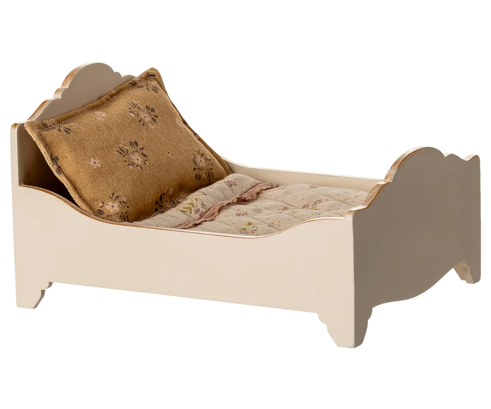 Produse - ACCESORII MAILEG - Pat, Șoarece - off - white