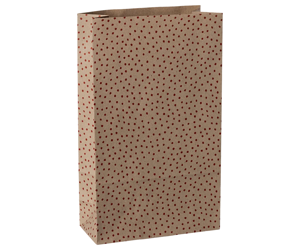 Branduri - ACCESORII MAILEG - Pungă cadou - Polka - Roșu