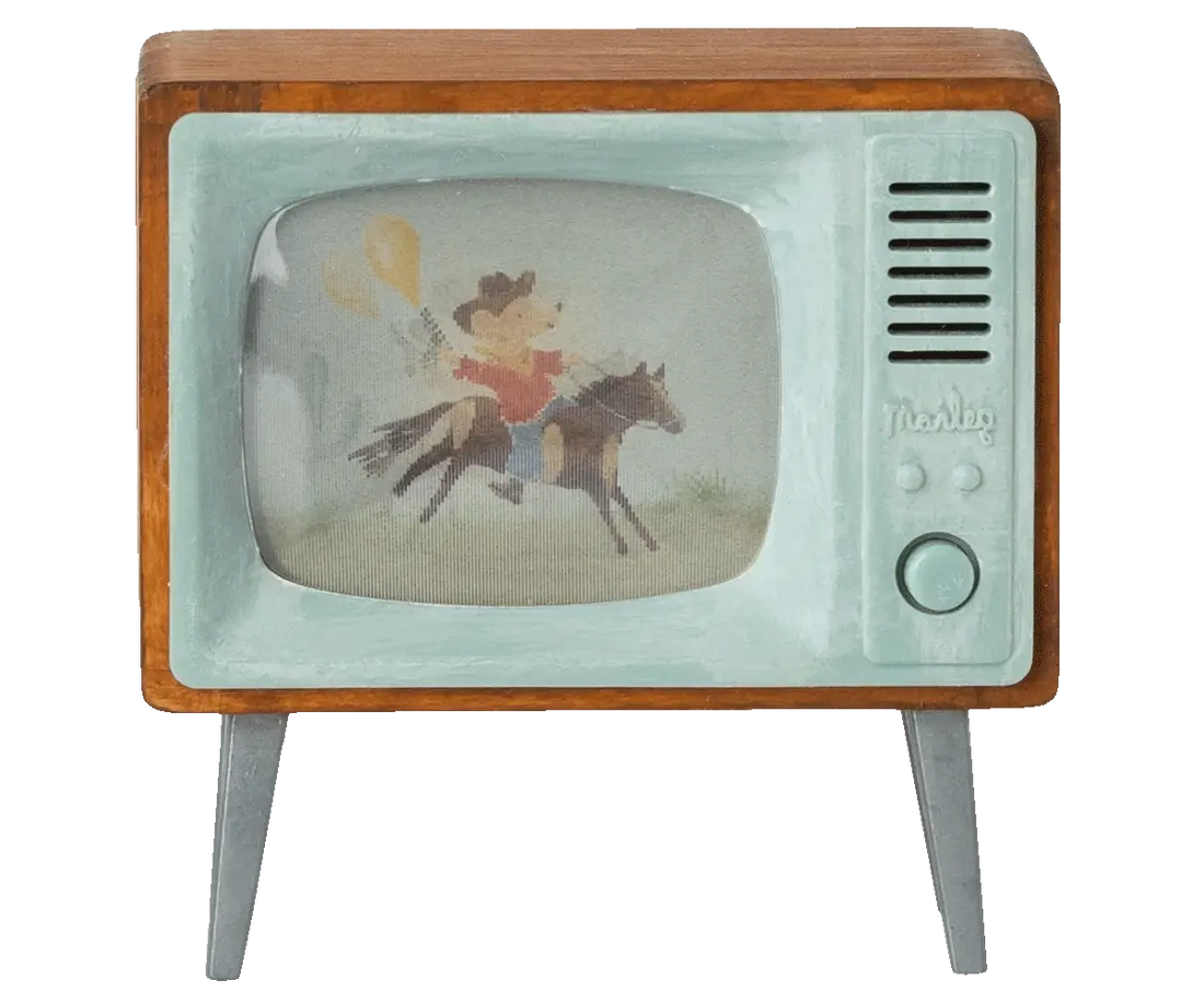 Jucarii de constructie - accesorii maileg - Televizor soarece