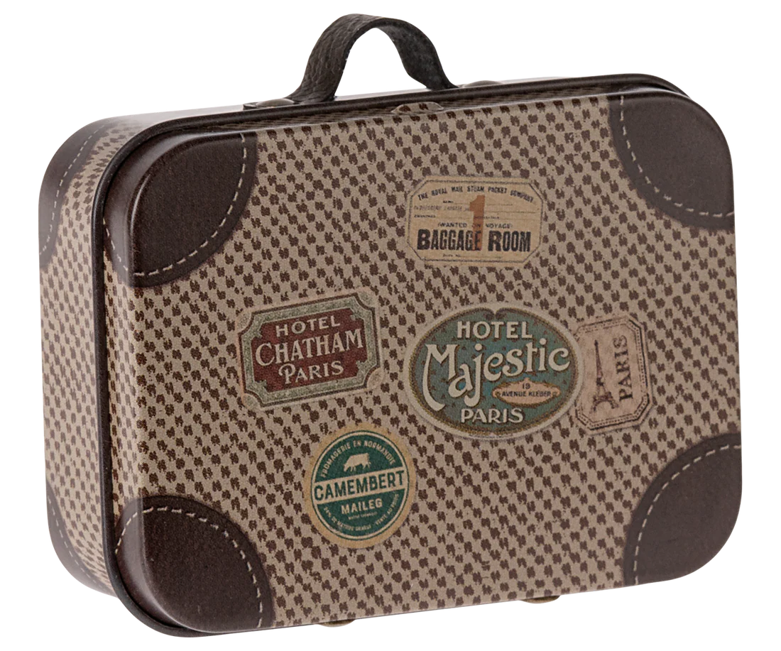 Jucarii bebe - ACCESORII MAILEG - Valiză, Micro - Off White