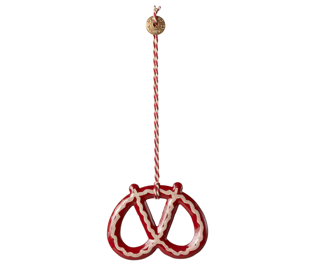 Jucarii de constructie - ACCESORII - Ornament metalic, Pretzel - Dungi