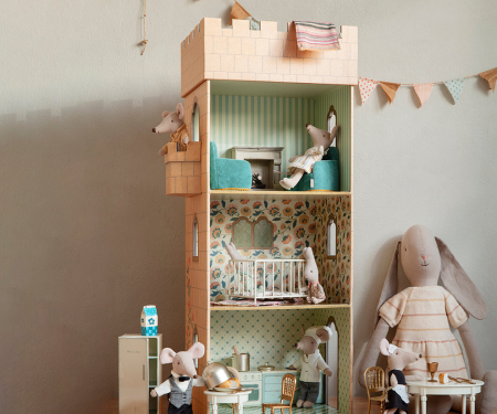 Accesorii pentru căsuța de păpuși, Set de 2 fotolii de catifea - Maileg [3]