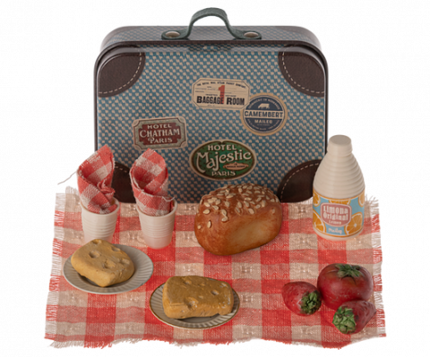 Maileg - Accesorii pentru căsuța de păpuși, Set de picnic, Maileg