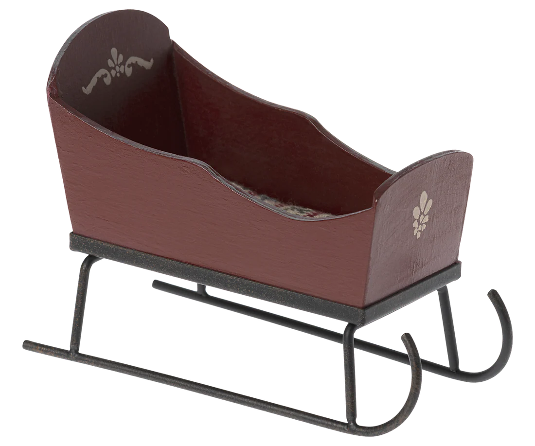 Jucării de rol - ACCESORII Sanie  Șoarece - Roșu