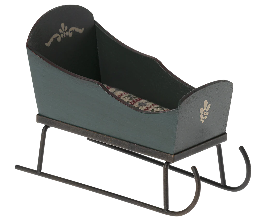 Jucării de rol - ACCESORII Sanie  Șoarece - Verde