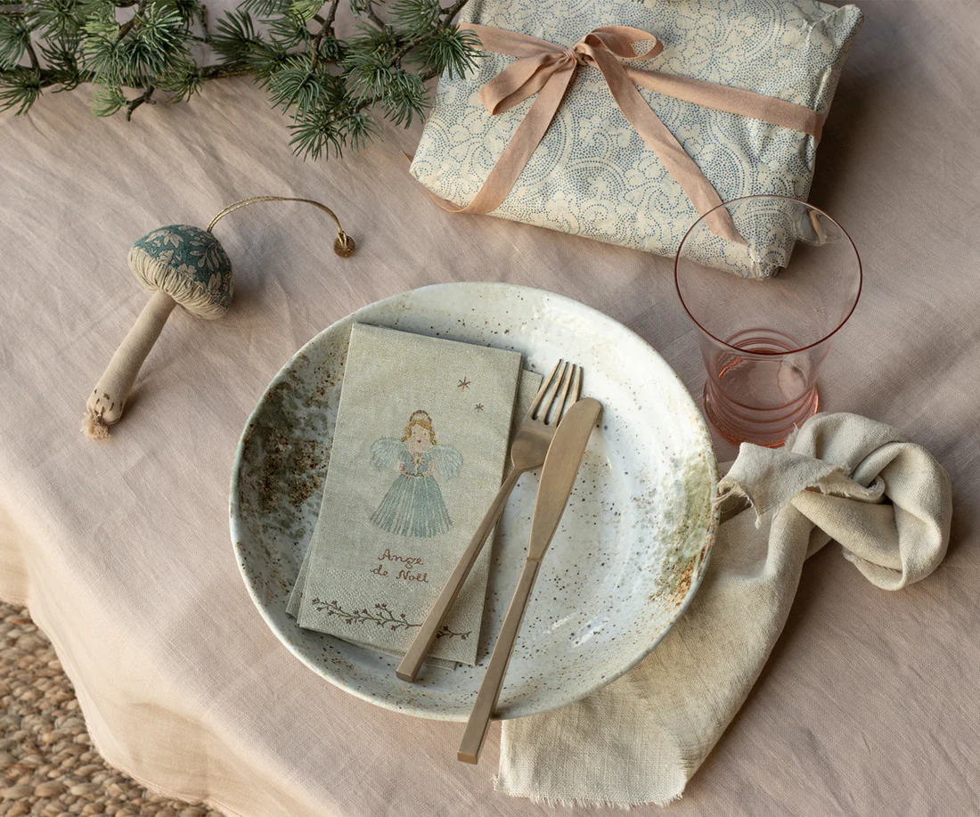 ACCESORII - Șervețel, Înger, Albastru - Mic [1]