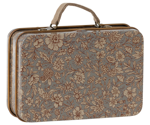 Branduri - Accesorii, Valiza metalica, Blossom Grey, Maileg