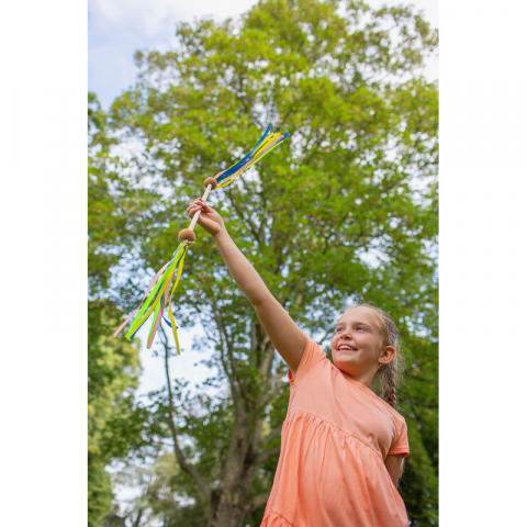 Jucarii - Baston cu panglici pentru majorete, BS Toys