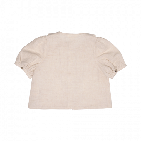 Bluza Albany, bumbac organic și in, Baje [5]