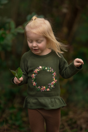HANEVILD - Bluza  brodată, bumbac organic, Ellie, Hanevild