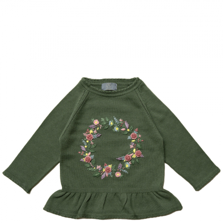 Bluza  brodată, bumbac organic, Ellie, Hanevild [3]